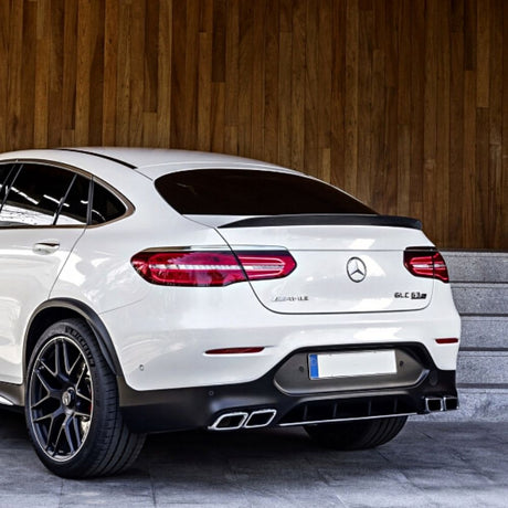 Mercedes GLC C253 Coupé 2016-2019 AMG Line Diffusore Posteriore Estrattore Sotto Paraurti AMG Look