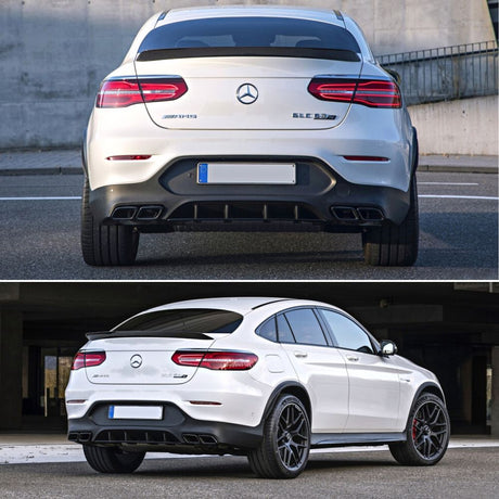 Mercedes GLC C253 Coupé 2016-2019 AMG Line Diffusore Posteriore Estrattore GLC63 AMG