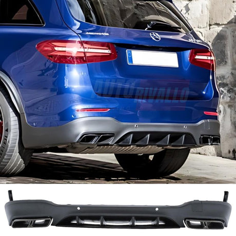 Mercedes GLC X253 SUV 16-19 Premium AMG Diffusore Posteriore