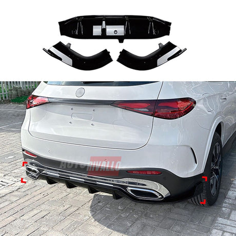 Mercedes GLC X254 C254 2022, 2023, 2024, 2025, Diffusore, Spoiler, Sotto Paraurti AMG