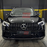 Mercedes GLE V167 C167 2019- AMG Line Griglia Radiatore GT, Mascherina Nero Cromato