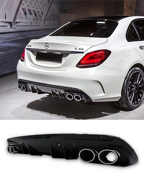 Mercedes C W205 S205 2014-2018 Diffusore AMG Line Look C43