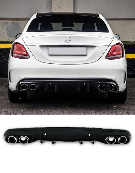 Mercedes C W205 S205 2018-2021 Diffusore AMG Line Look C43