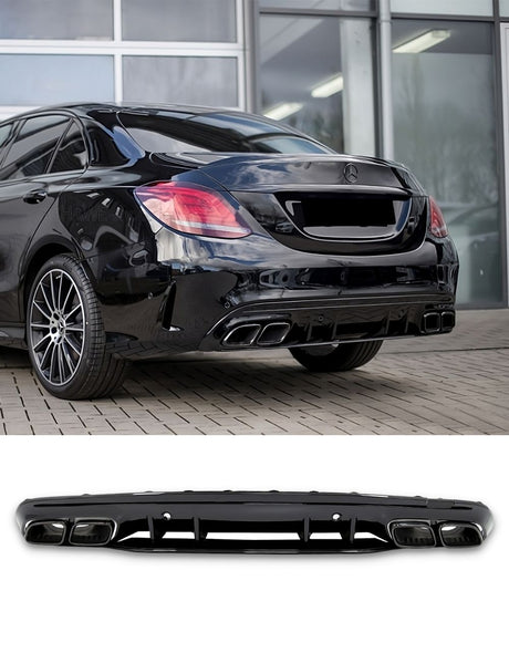 Mercedes C W205 S205 2018-2021 Diffusore AMG Line C63S Look