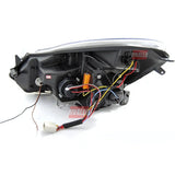 Opel Corsa D 2006-2010 Fari Anteriori LED Diurne Nero