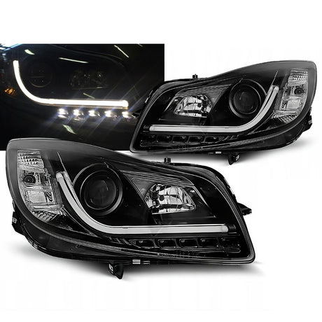 Opel Insignia A 2008-2013 Fari Anteriori LED Neri Lightube