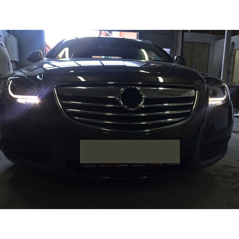 Opel Insignia A 2008-2013 Fari Anteriori LED Neri Lightube