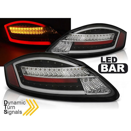 Porsche Boxster 987 2004-2009 Fari Posteriori Full LED Nero