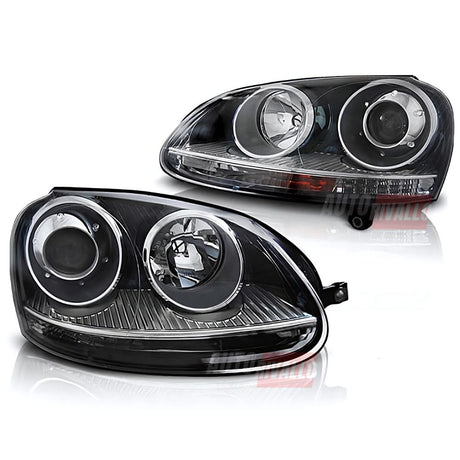 VW Golf 5 2003-2008 Fari Anteriori in ottica GTI R32 Look