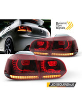 VW Golf 6 08-12 Fanali Posteriori LED R20 Frecce Dinamiche