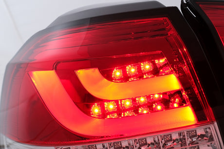 VW Golf 6 2008-2012 Fanali Posteriori a LED Lightbar Rosso