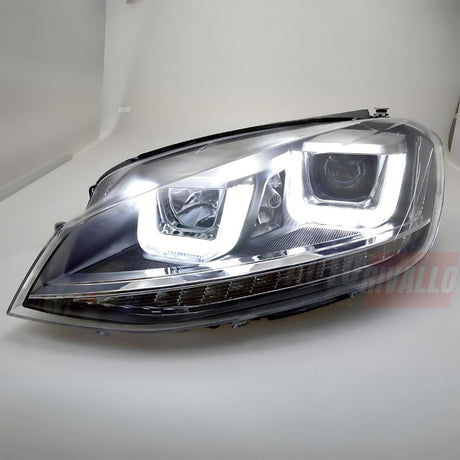 VW Golf 7 2012-2017 Fari Anteriori LED Diurne Doppia U