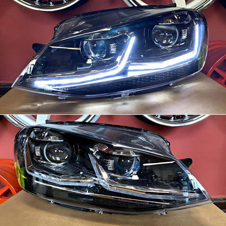 VW Golf 7 2012-2017 Fari Anteriori Full LED Ottica R-Line