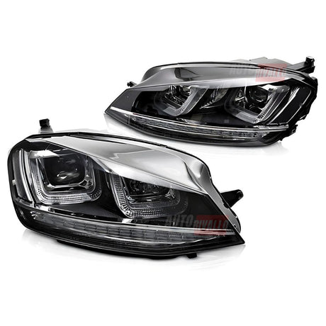 VW Golf 7 2012-2017 Fari Anteriori R-Line Frecce Dinamiche LED