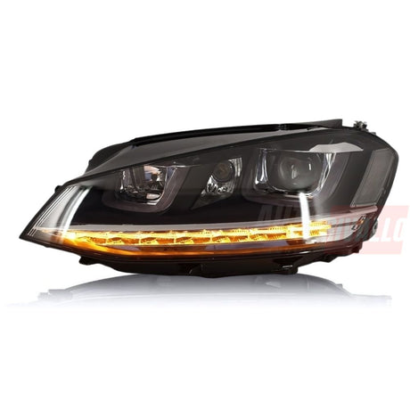 VW Golf 7 2012-2017 Fari Anteriori Con Frecce Dinamiche LED