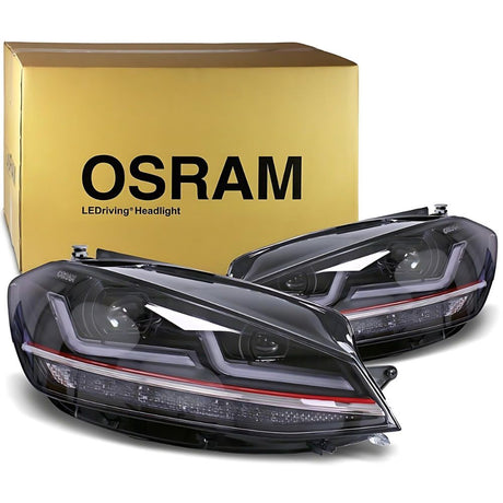 VW Golf 7.5 2017-2020 Fari Anteriori Look GTI Full LED Osram