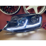 VW Golf 7.5 2017-2019 Fari Anteriori Full LED R-Line Look SEQ