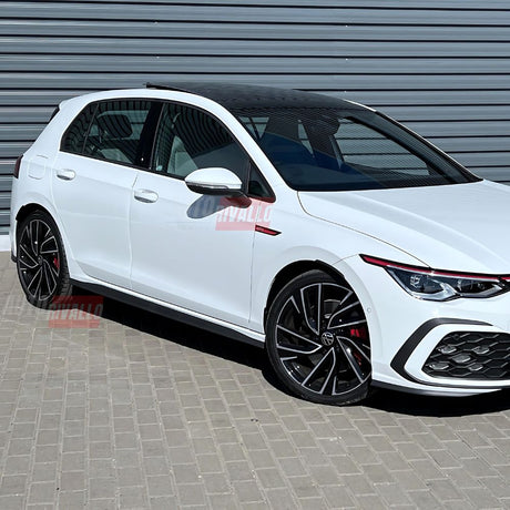 VW Golf 8 2019-2024 Minigonne Laterali GTI Look Nero Lucido