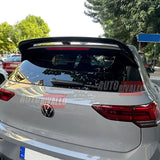 VW Golf 8 MK8 2019-2024 Spoiler Tetto Posteriore Nero Lucido