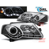 VW Passat 3C B6 2005-2010 Fari Anteriori Con Luci Diurne LED