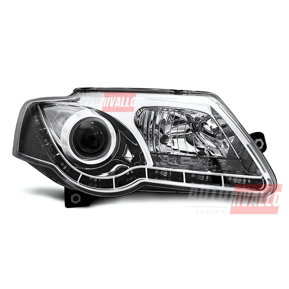 VW Passat 3C B6 2005-2010 Fari Anteriori Con Luci Diurne LED