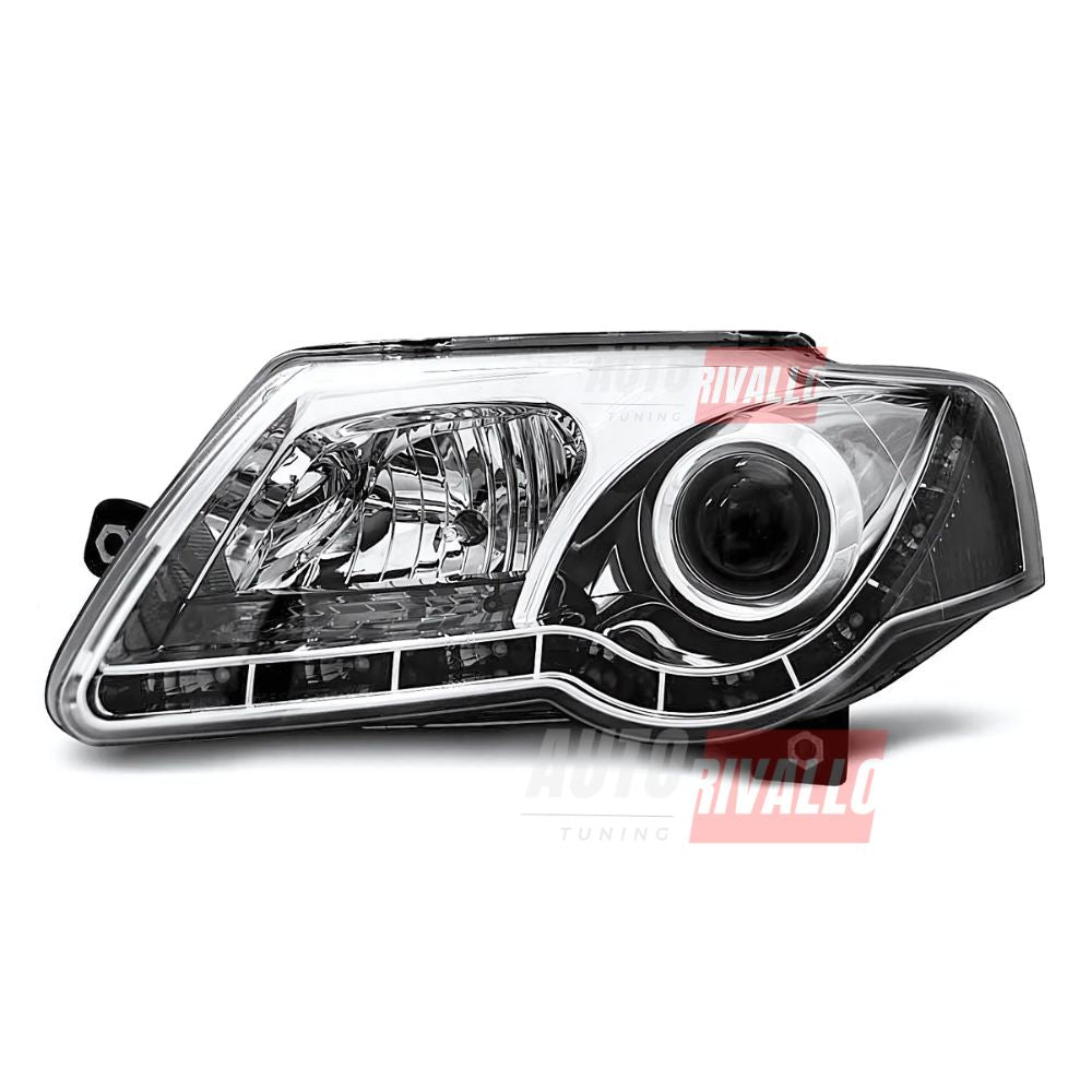 VW Passat 3C B6 2005-2010 Fari Anteriori Con Luci Diurne LED