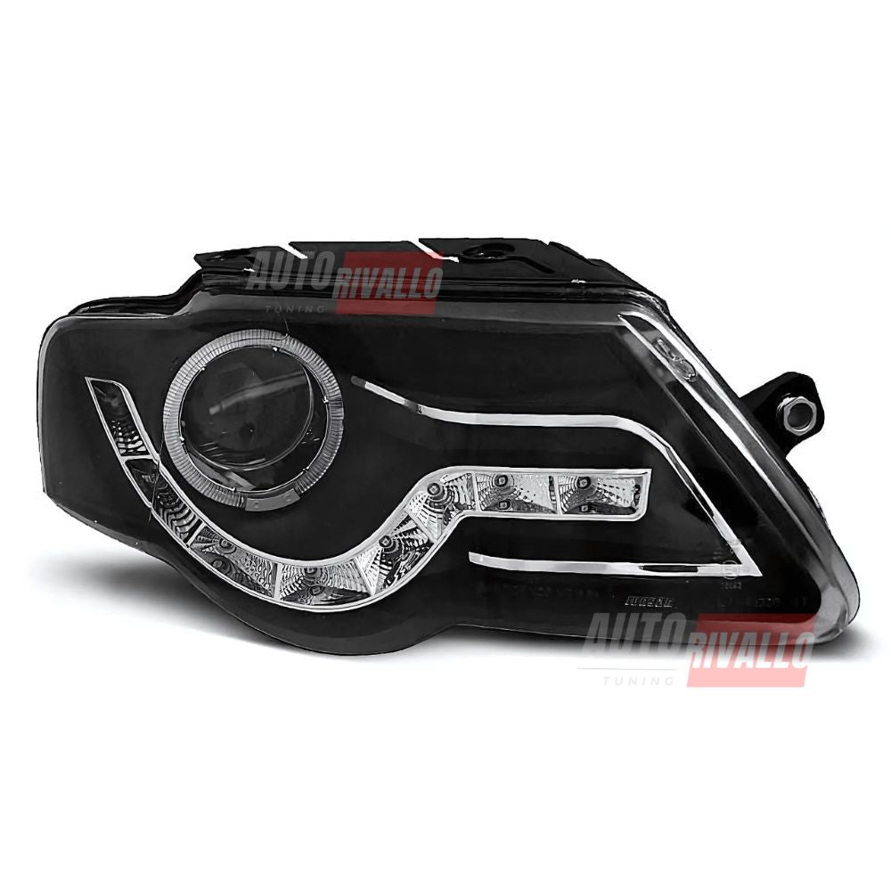 VW Passat 3C B6 2005-2010 Fari Anteriori a LED Angel Eyes