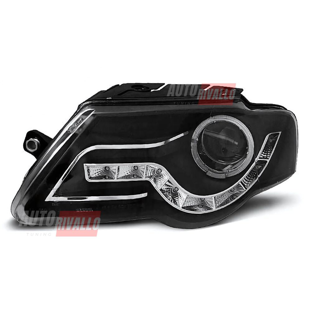 VW Passat 3C B6 2005-2010 Fari Anteriori a LED Angel Eyes