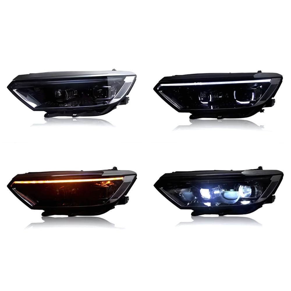 VW Passat B8 2016-2019 Fari Anteriori Full LED Look Matrix