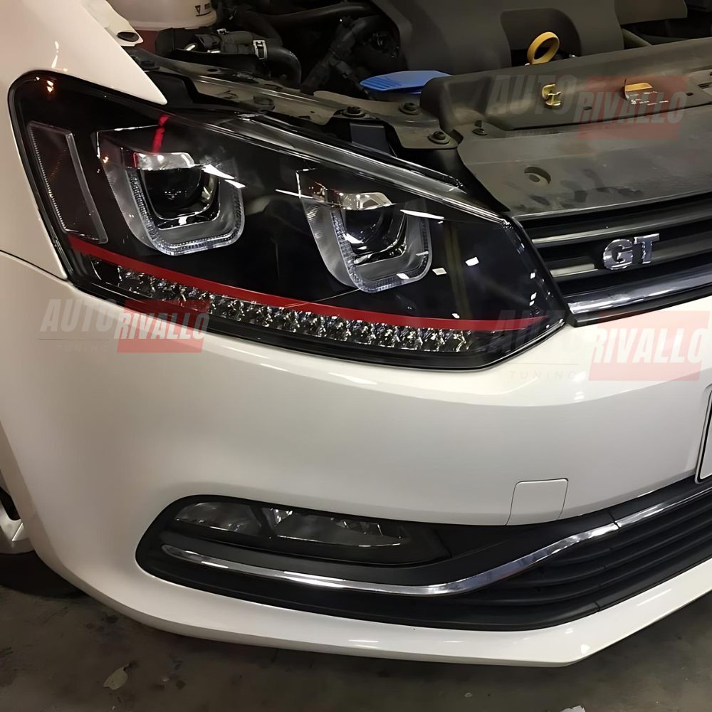 VW Polo 6R 6C 2009-2017 Fari Anteriori LED Frecce Dinamiche