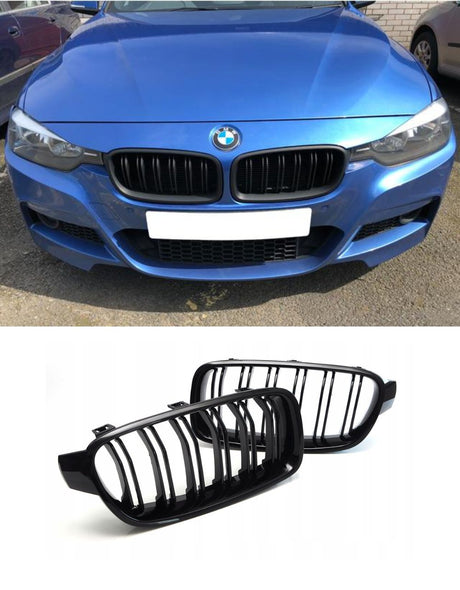 BMW Serie 3 F30 F31 2011-2019 Griglia Radiatore Doppia Striscia