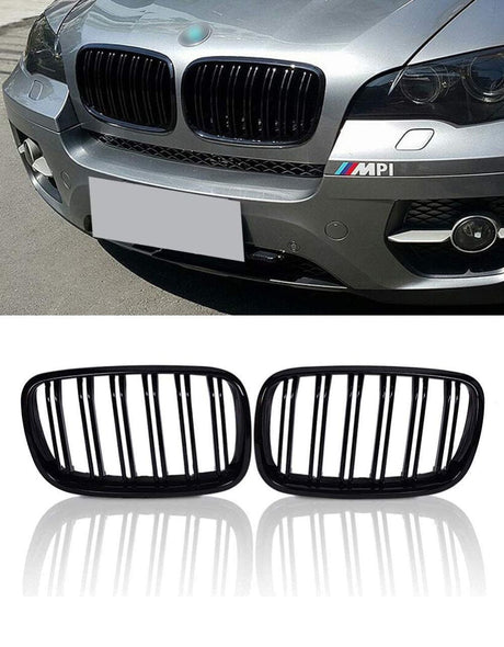 BMW X6 E71 2008-2014 Griglia Radiatore M Look Nero Lucido