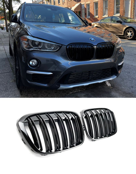 BMW X1 F48 2015-2019 Griglia Radiatore M Look Nero Lucido