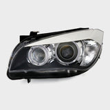 BMW X1 E84 2009-2012 Fari Anteriori Angel Eyes a LED Nero