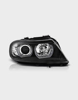 BMW 3 E90 E91 2005-2008 Fari Anteriori Xenon Angel Eyes 3D LED