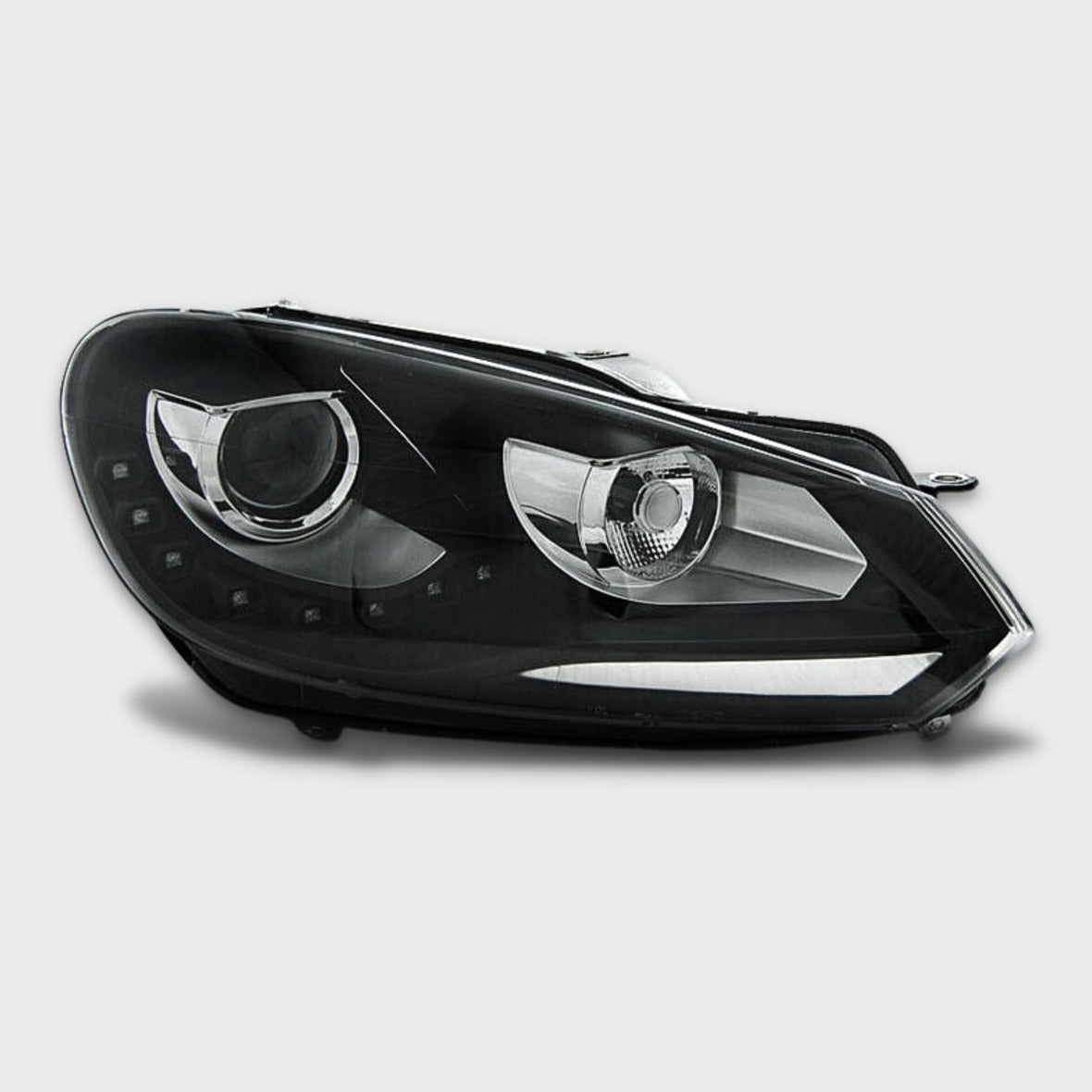 VW Golf 6 2008-2012 Fari Anteriori Con Vere Luci Diurne LED