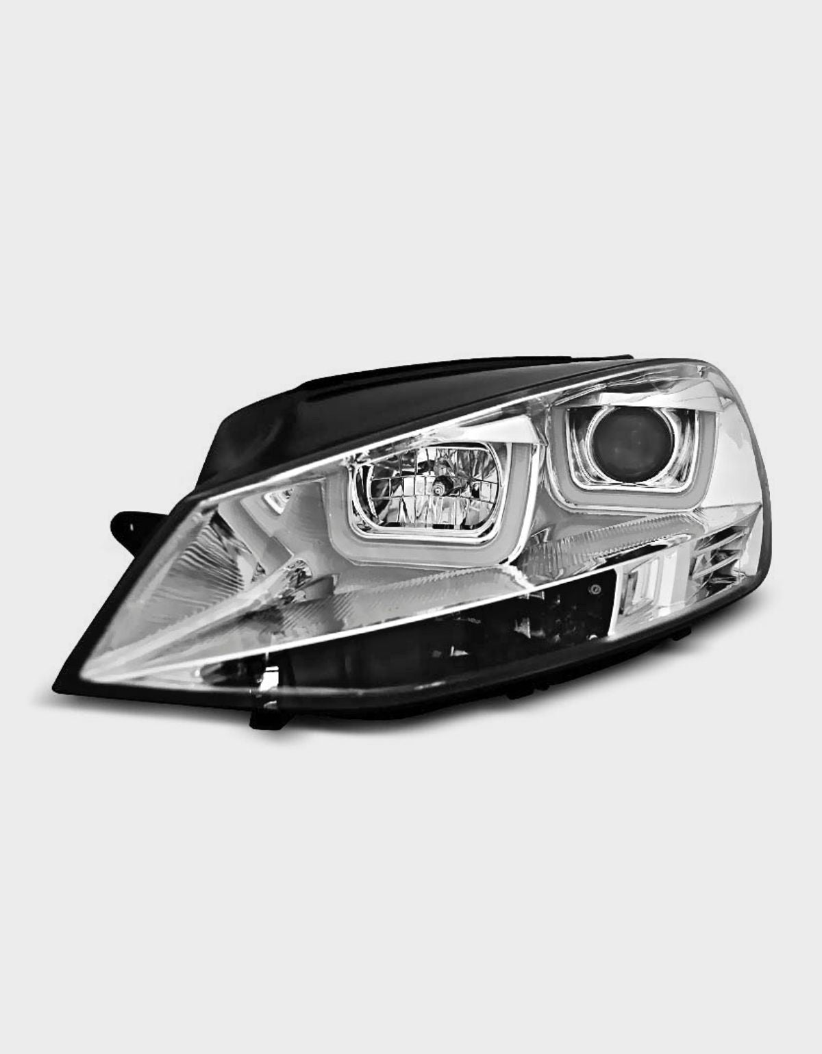 VW Golf 7 2012-2017 Fari Anteriori Cromato Luci Diurne LED