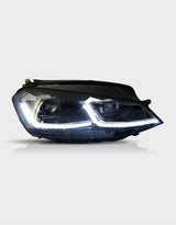 VW Golf 7 2012-2017 Fari Anteriori LED Dinamico R-Line G7.5