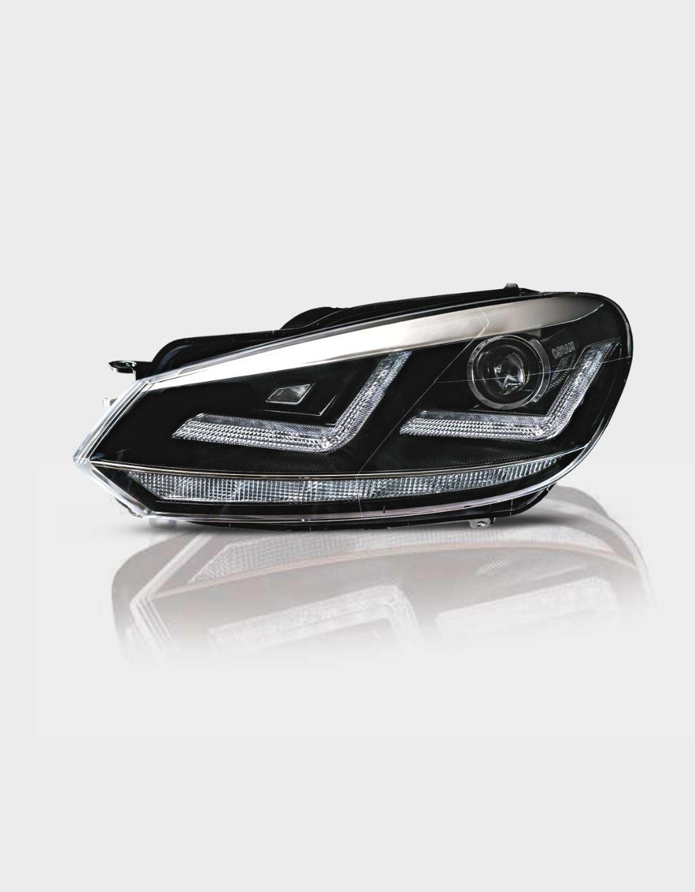 VW Golf 6 2008-2012 Con Bi-Xenon Fari Anteriori OSRAM Full LED Cromati