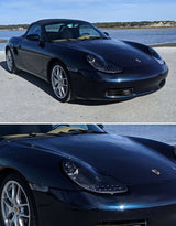 Porsche Boxster 911 / 986 / 996 Anno 1996-2004 Fari Anteriori LED Nero Lucido