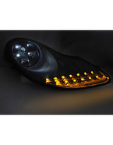 Porsche Boxster 911 / 986 / 996 Anno 1996-2004 Fari Anteriori LED Nero Lucido