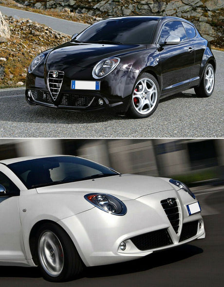 Alfa Mito 2008-2018 Fari Anteriori Lenticolari Xenon Look Nero