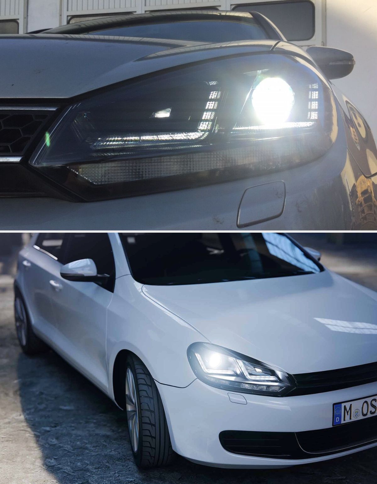 VW Golf 6 VI 2008-2012 OSRAM Fari Anteriori Full LED Nero