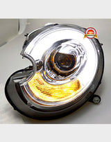 Mini One R56 R57 2006-2010 Fari Anteriori LED Nero - XFanali ENON