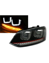 VW Polo 6R 6C 2009-2017 Fari Anteriori Luci Diurne LED GTI Look