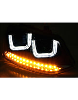 VW Polo 6R 6C 2009-2017 Fari Anteriori Luci Diurne LED GTI Look