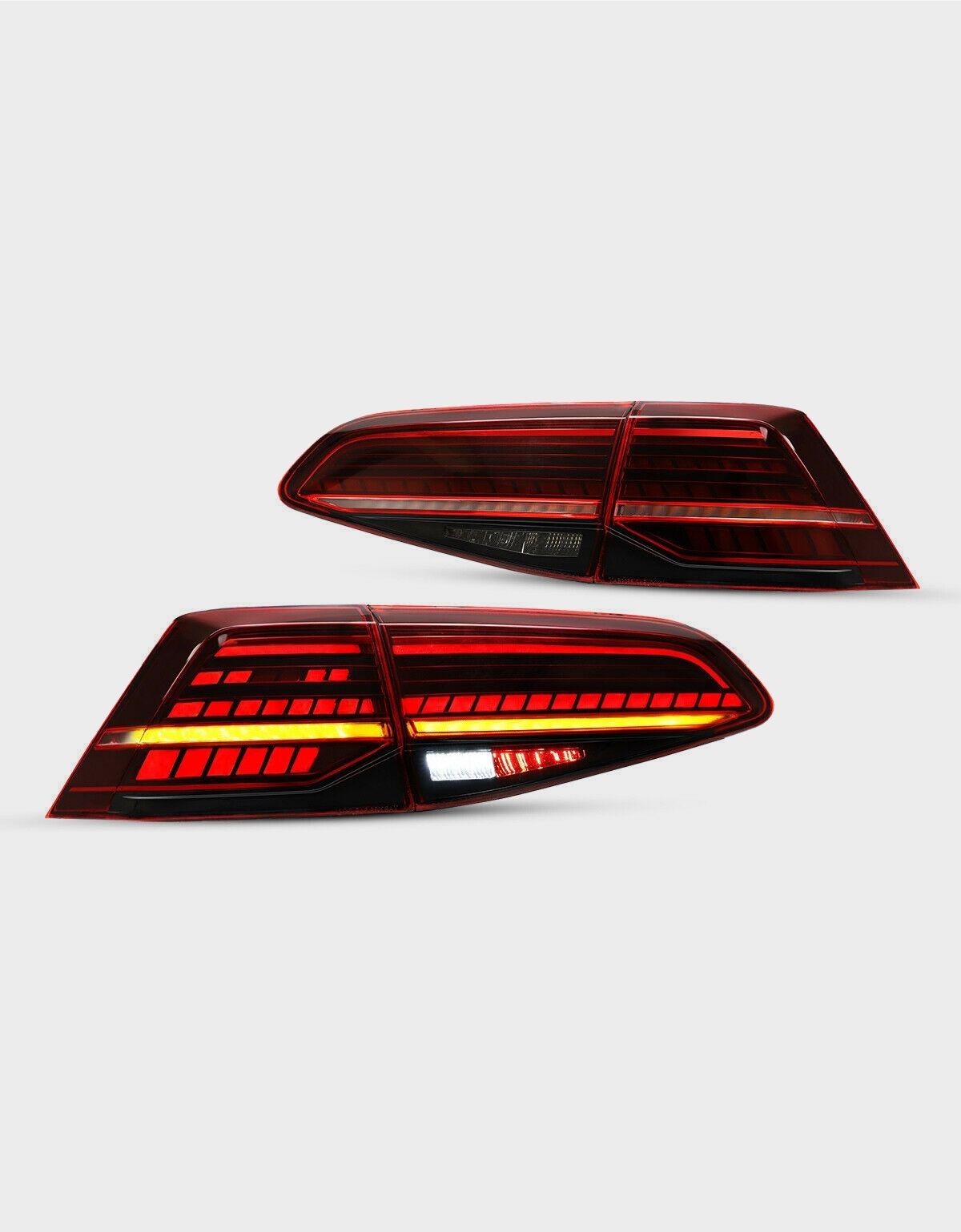 VW Golf 7.5 2017-2019 Fari Posteriori Full LED GTI Rosso