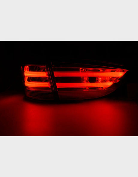 BMW X1 E84 2009-2012 Fari Posteriori Fanali a LED - Rosso Trasparente