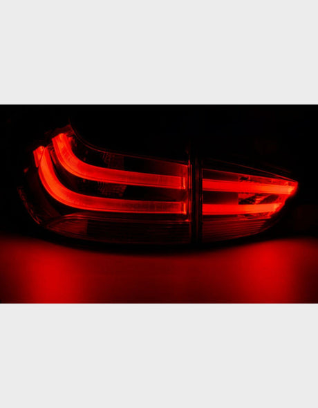 BMW X1 E84 2009-2012 Fari Posteriori Fanali a LED - Rosso Trasparente