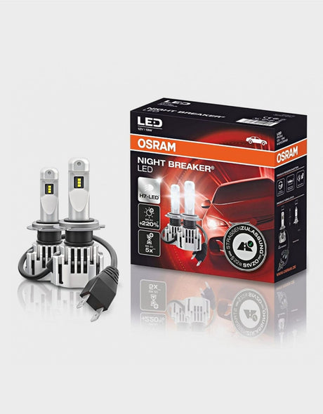 Dacia Duster 2010-2017 Osram H7 LED Night Breaker +220%